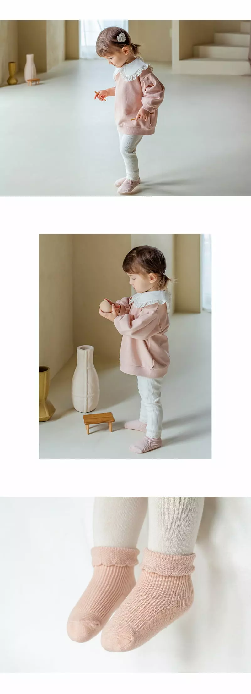 Kids Clara - Korean Baby Fashion - #babyboutique - Dain Socks [set of 5] - 3