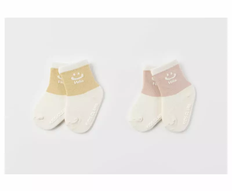 Kids Clara - Korean Baby Fashion - #smilingbaby - Happy Smiling Socks [set of 5] - 4