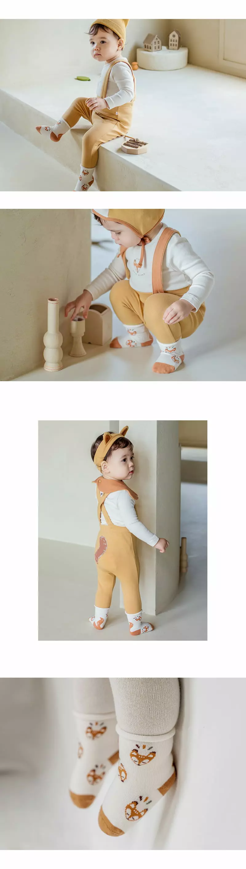 Kids Clara - Korean Baby Fashion - #babyboutique - Soro Rolling Baby Socks [set of 5] - 3