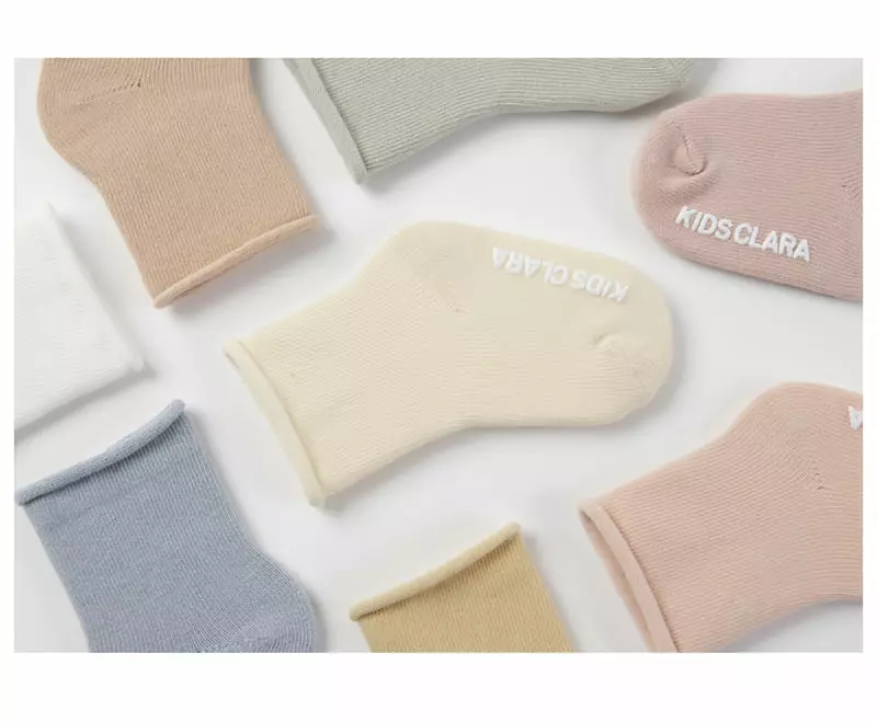 Kids Clara - Korean Baby Fashion - #babyboutiqueclothing - Joy Rollin Baby Socks [set of 5] - 5
