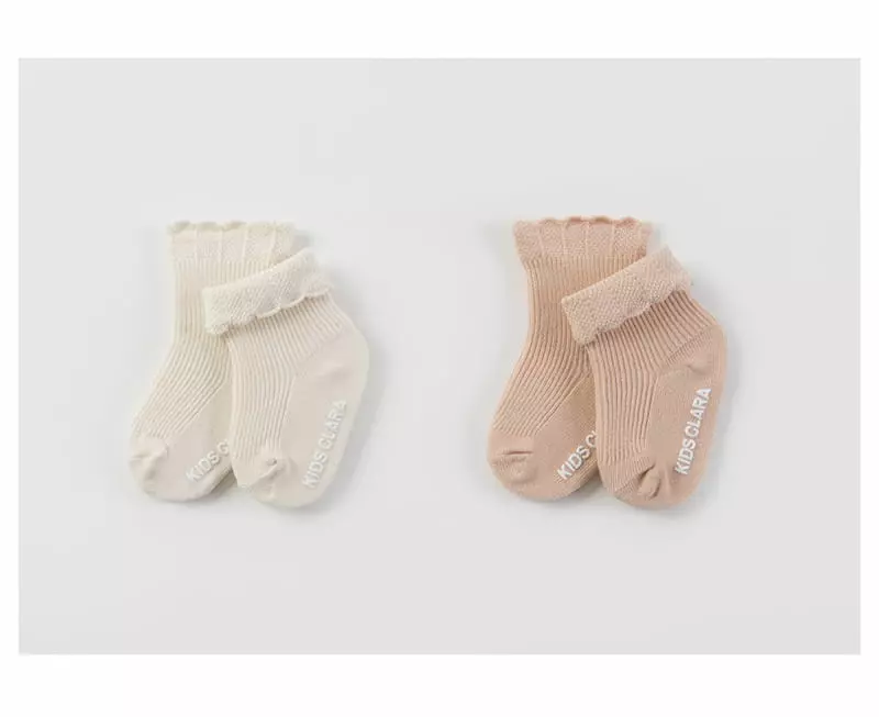 Kids Clara - Korean Baby Fashion - #babyboutique - Dain Socks [set of 5] - 4
