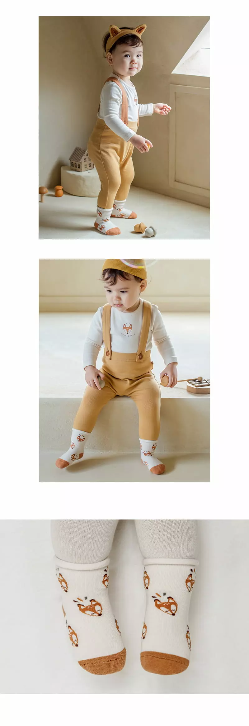 Kids Clara - Korean Baby Fashion - #babyboutiqueclothing - Soro Rolling Baby Socks [set of 5] - 5