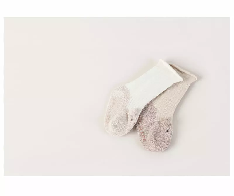 Kids Clara - Korean Baby Fashion - #babyfever - Belia Rolling Socks [set of 5] - 5