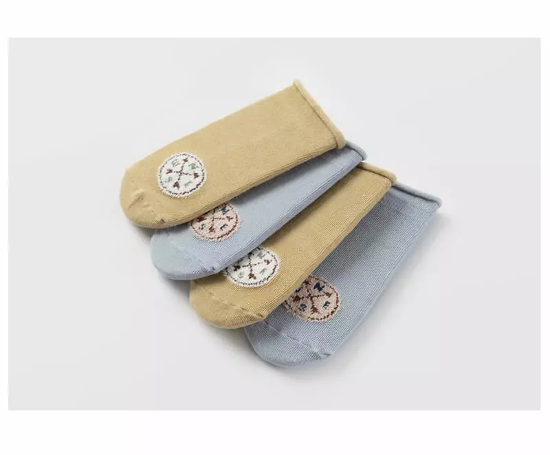 Kids Clara - Korean Baby Fashion - #babyfever - Berni Rollin Socks [set of 5] - 4