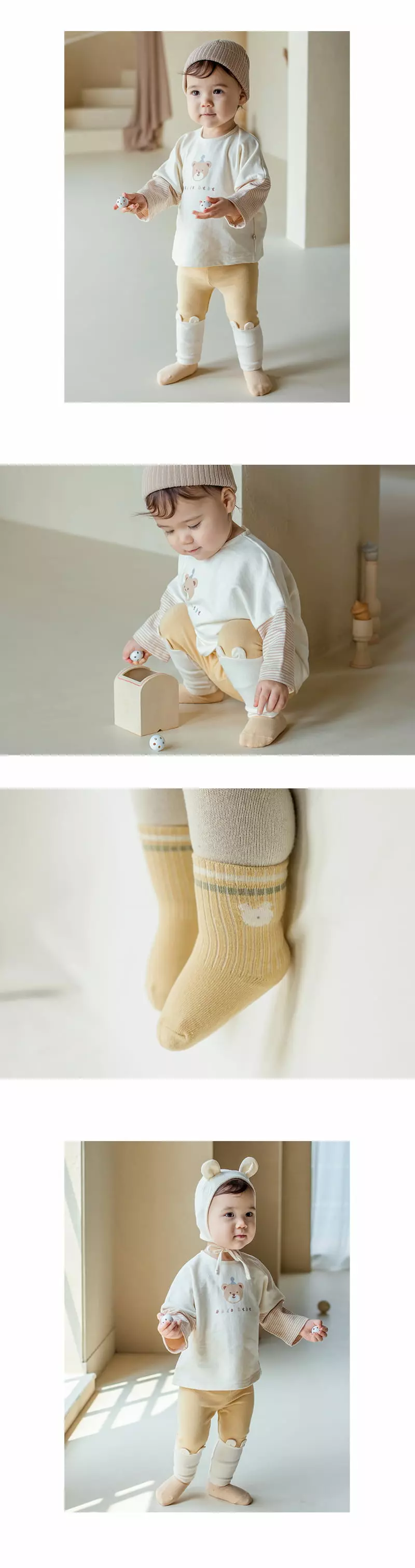 Kids Clara - Korean Baby Fashion - #babygirlfashion - Noi Socks [set of 5] - 5