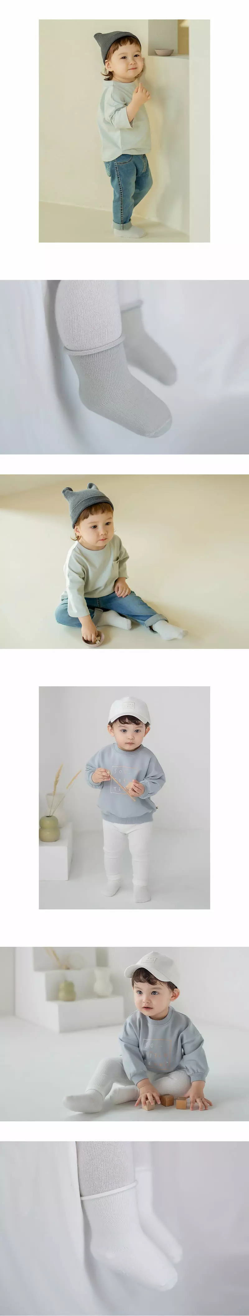 Kids Clara - Korean Baby Fashion - #babylifestyle - Joy Rollin Baby Socks [set of 5] - 10