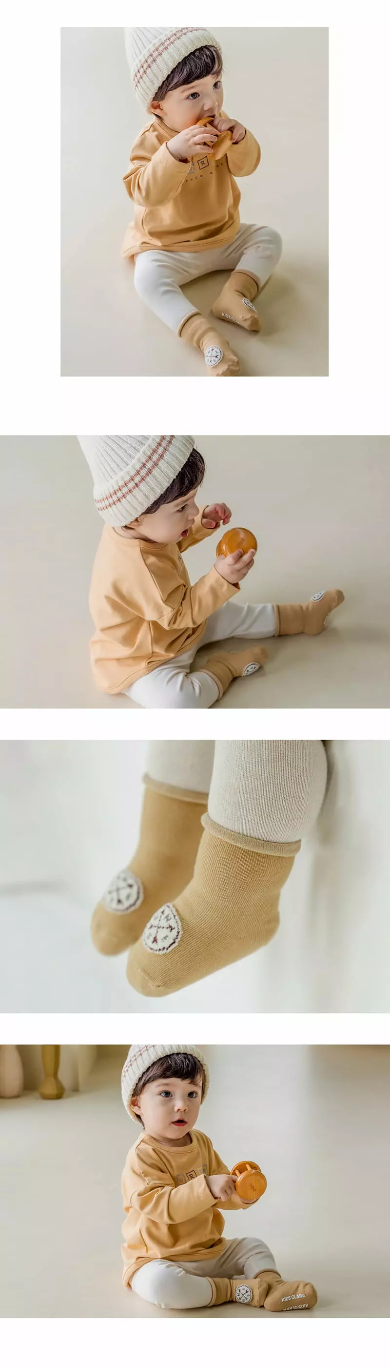 Kids Clara - Korean Baby Fashion - #babylifestyle - Berni Rollin Socks [set of 5] - 5