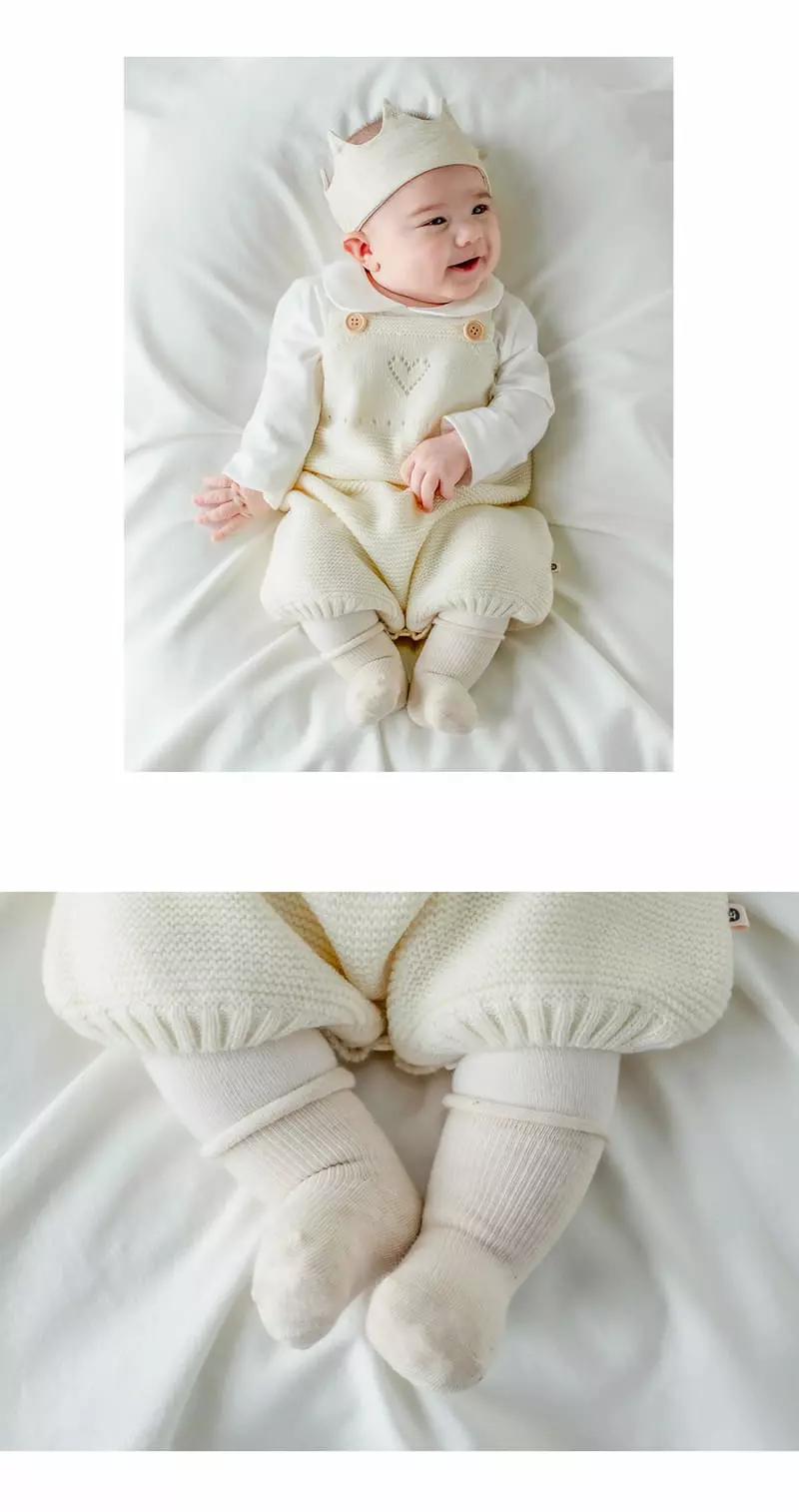 Kids Clara - Korean Baby Fashion - #babygirlfashion - Plain Socks  [set of 5] - 4