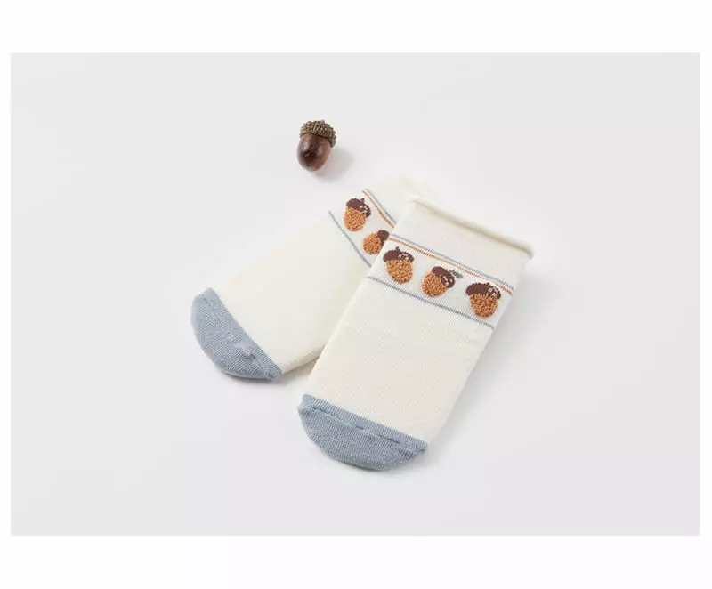 Kids Clara - Korean Baby Fashion - #babyoninstagram - Tibo Rollin Sock [set of 5] - 4