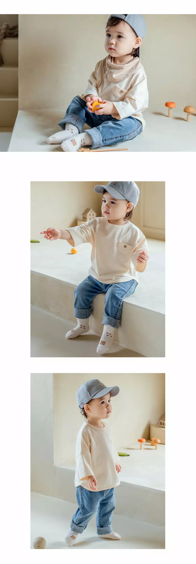Kids Clara - Korean Baby Fashion - #babyootd - Drawing Socks [set of 5] - 3