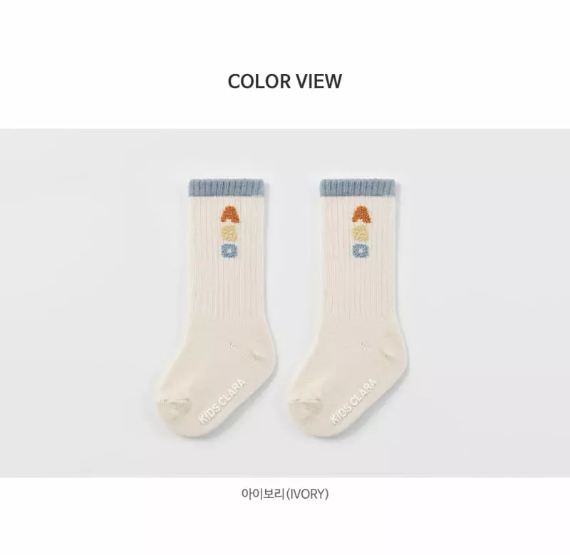 Kids Clara - Korean Baby Fashion - #babyootd - Bael Baby Knee Socks [set of 5] - 7
