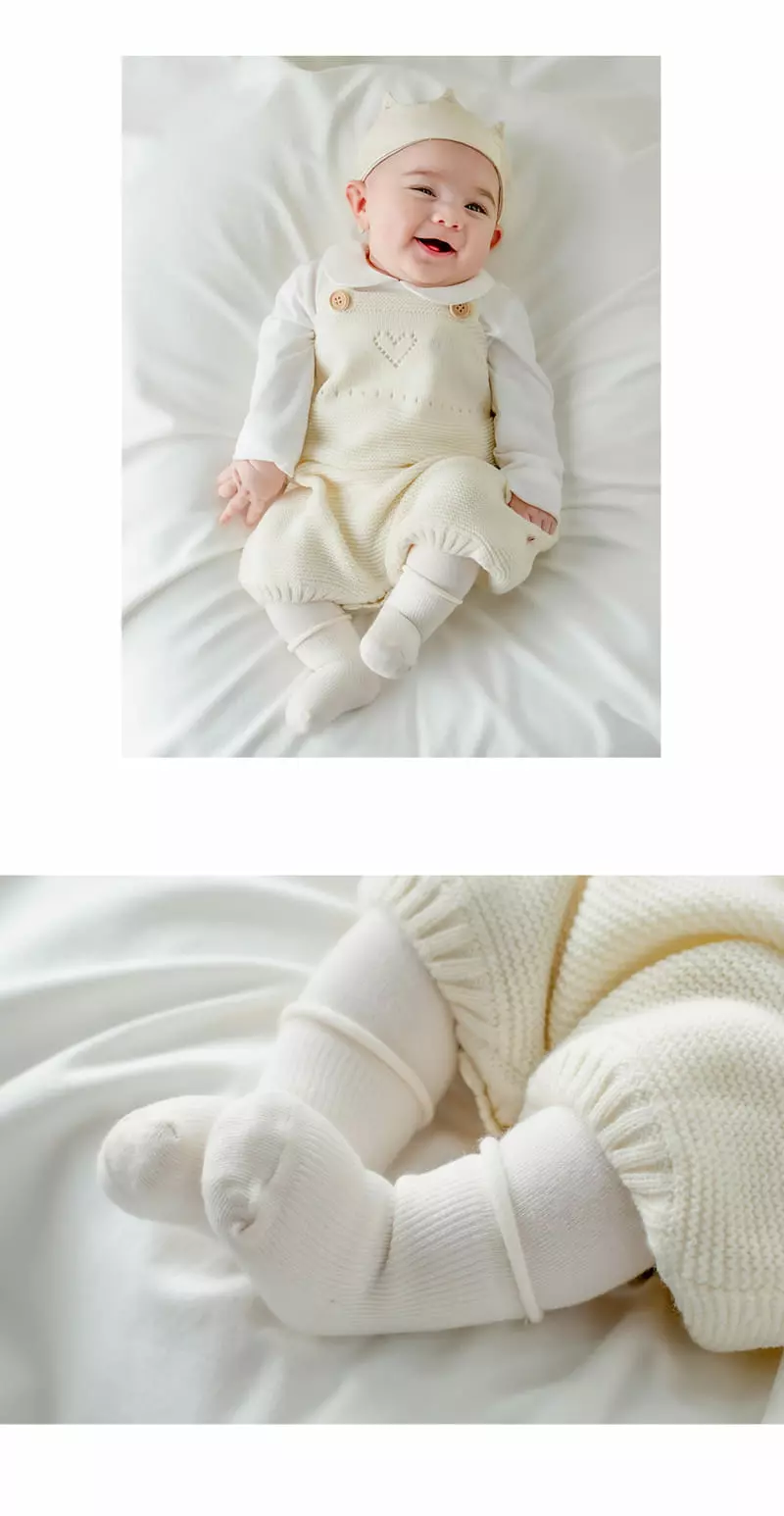 Kids Clara - Korean Baby Fashion - #babyootd - Plain Socks  [set of 5] - 6