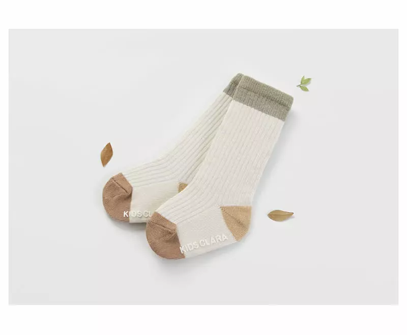 Kids Clara - Korean Baby Fashion - #babyoninstagram - Poby Knee Socks [set of 5] - 4