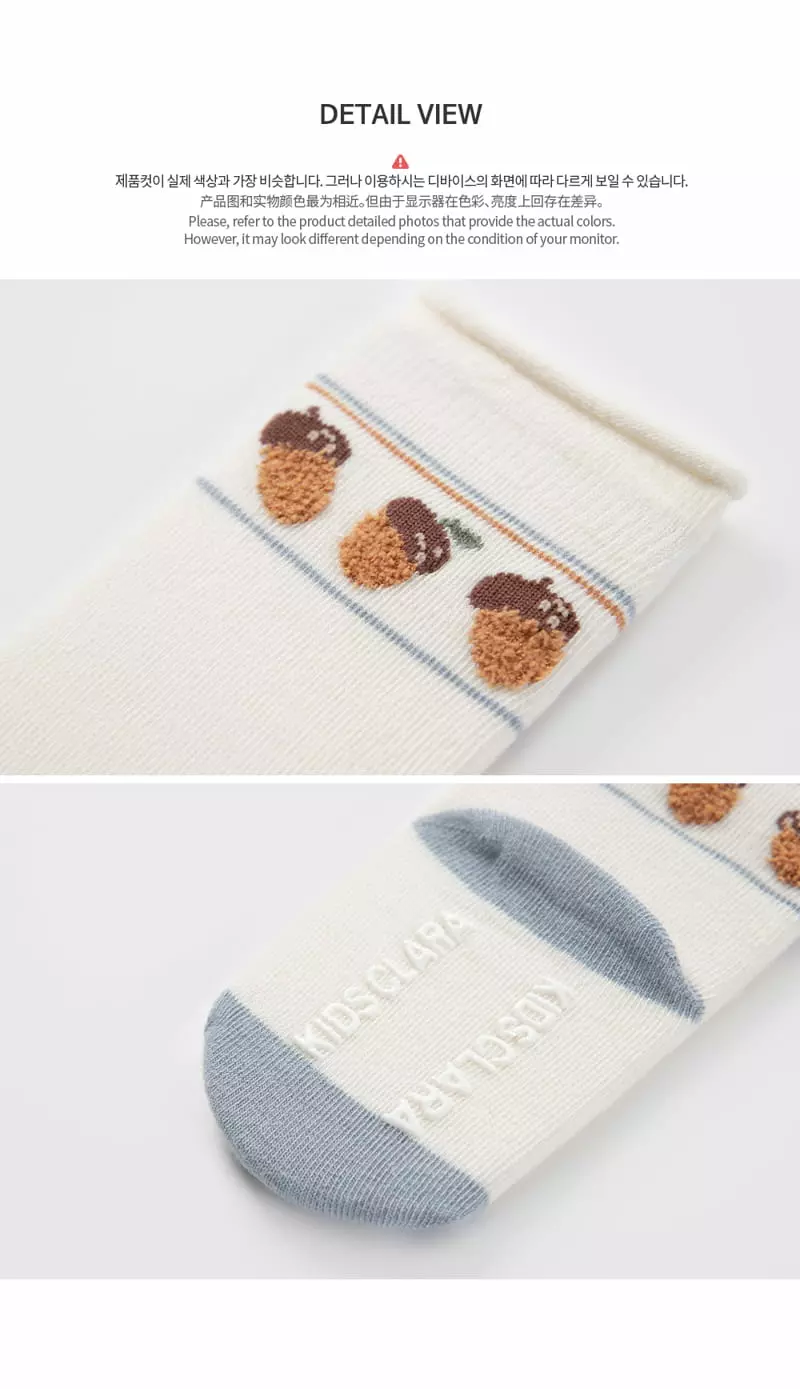 Kids Clara - Korean Baby Fashion - #babyoutfit - Tibo Rollin Sock [set of 5] - 6