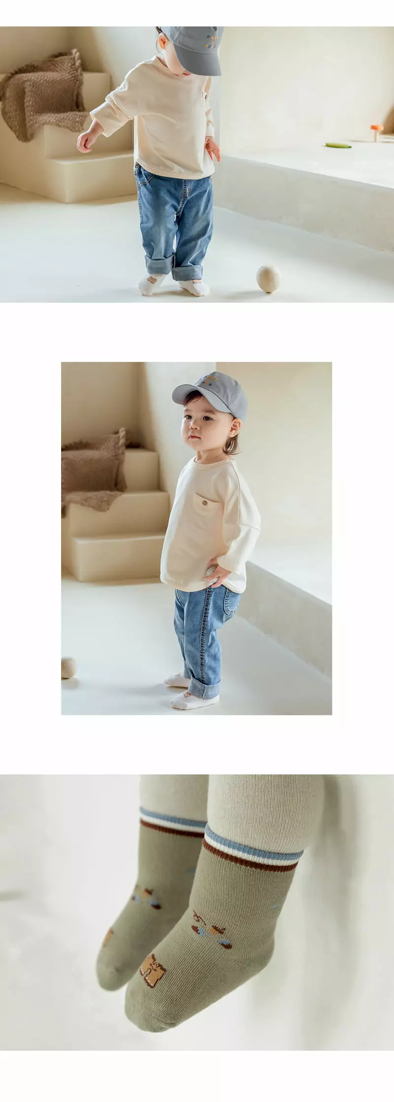 Kids Clara - Korean Baby Fashion - #babyoutfit - Drawing Socks [set of 5] - 5