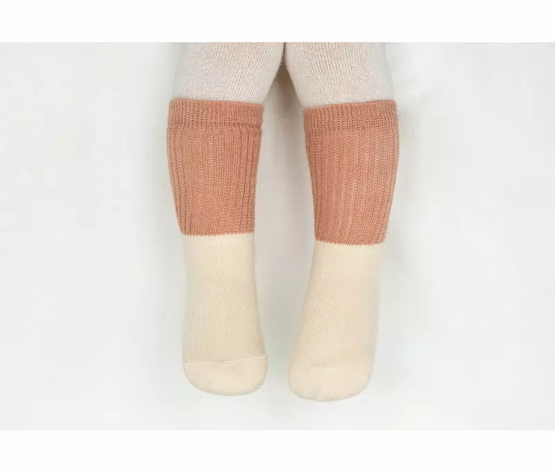 Kids Clara - Korean Baby Fashion - #babyootd - Trend Warmer Socks [set of 5] - 4