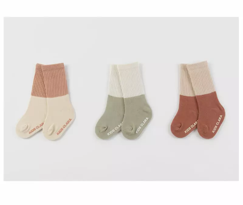 Kids Clara - Korean Baby Fashion - #babyoutfit - Trend Warmer Socks [set of 5] - 5