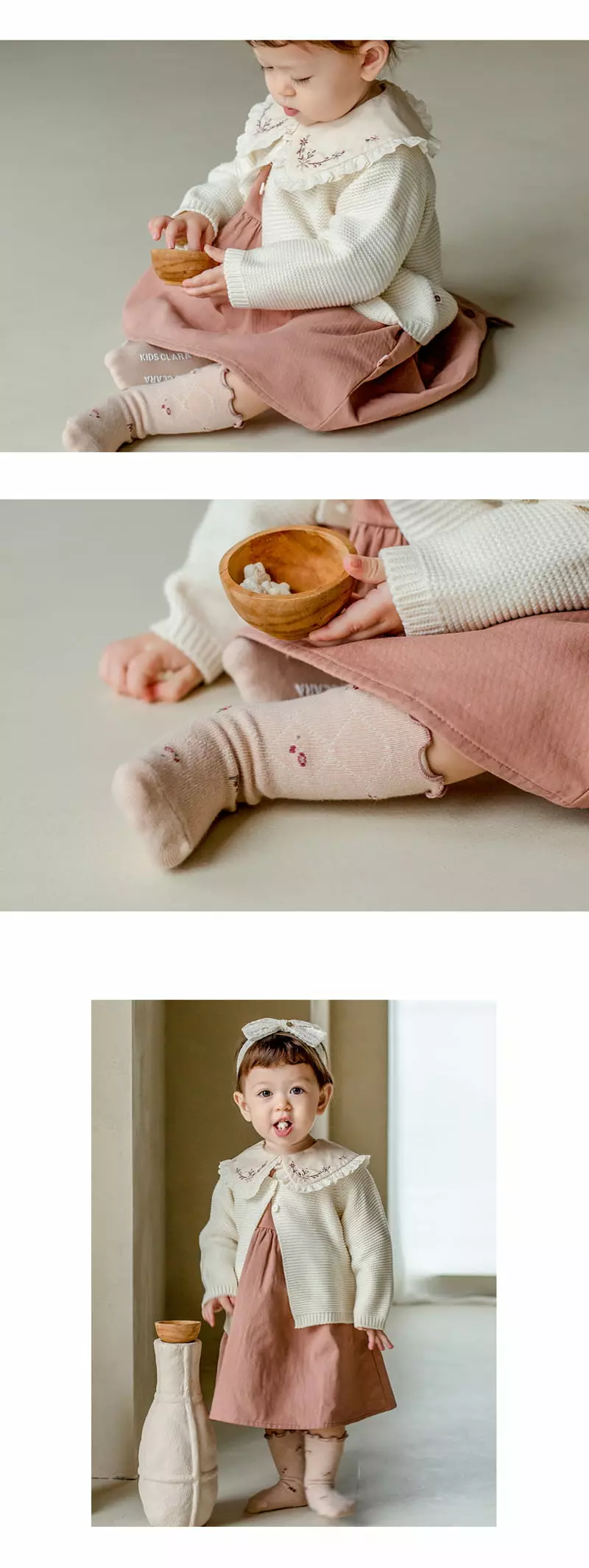 Kids Clara - Korean Baby Fashion - #babywear - Biela Baby Knrr Socks [set of 5] - 3