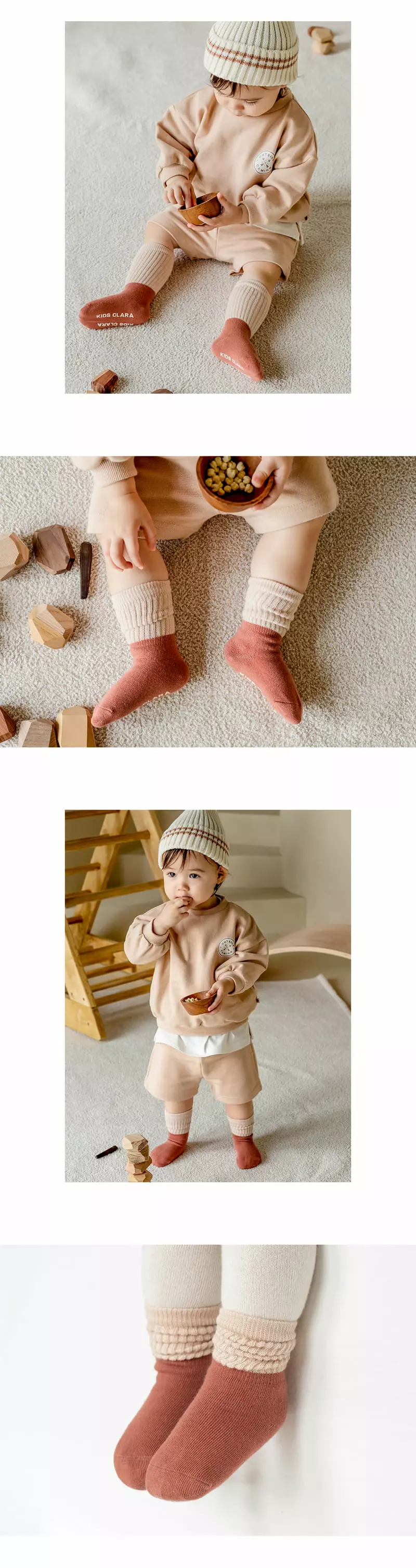 Kids Clara - Korean Baby Fashion - #babywear - Trend Warmer Socks [set of 5] - 6