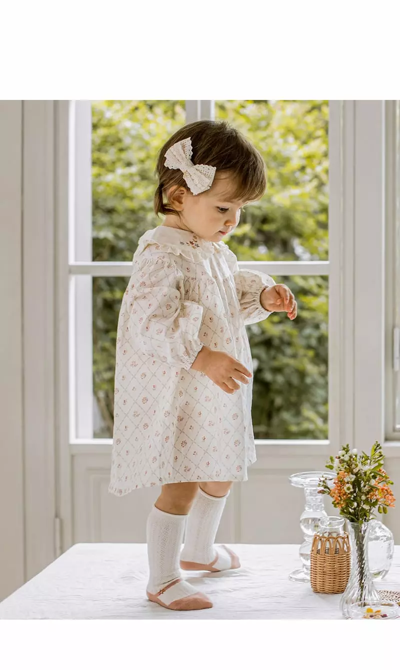 Kids Clara - Korean Baby Fashion - #onlinebabyshop - Nadia Merry Jacket Knee Socks [set of 5]