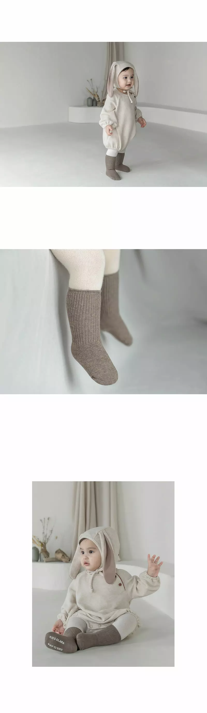 Kids Clara - Korean Baby Fashion - #onlinebabyshop - Luco Warmer Socks [set of 5] - 6