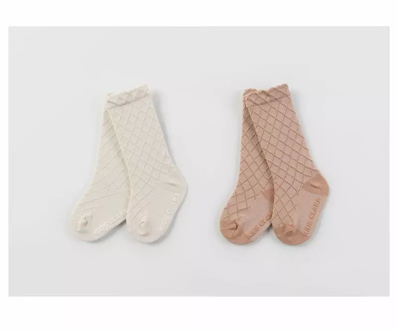 Kids Clara - Korean Baby Fashion - #onlinebabyboutique - Ellpin Baby Knee Socks [set of 5] - 4