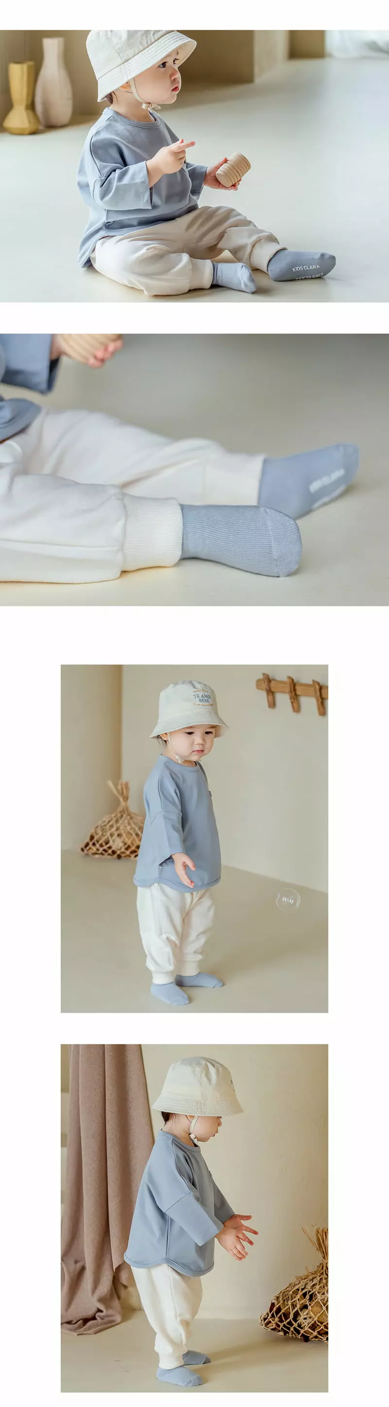 Kids Clara - Korean Baby Fashion - #smilingbaby - Joy Rollin Baby Socks [set of 5] - 3