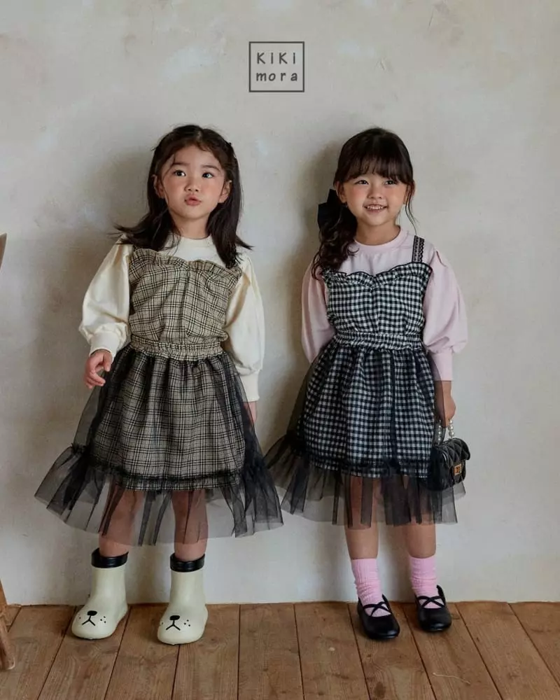 Kikimora - Korean Children Fashion - #Kfashion4kids - Check Sha Skirt - 11