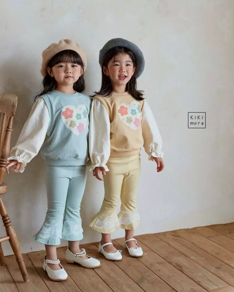Kikimora - Korean Children Fashion - #Kfashion4kids - Heart Daisy Tee - 6