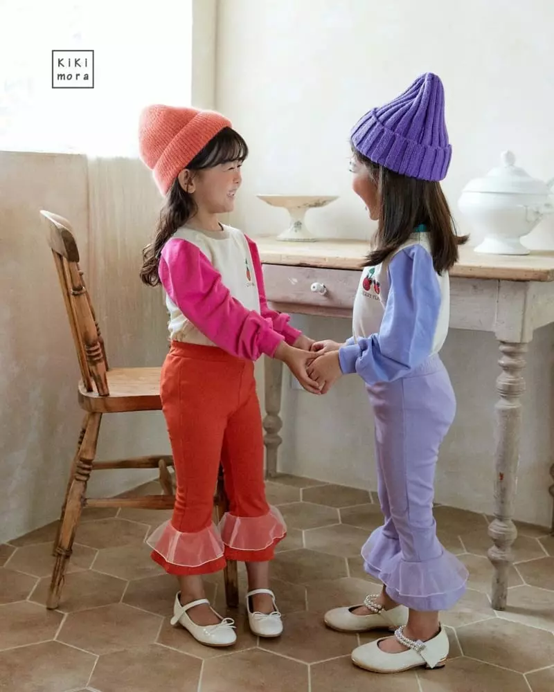 Kikimora - Korean Children Fashion - #childofig - Cherry Color Tee - 7