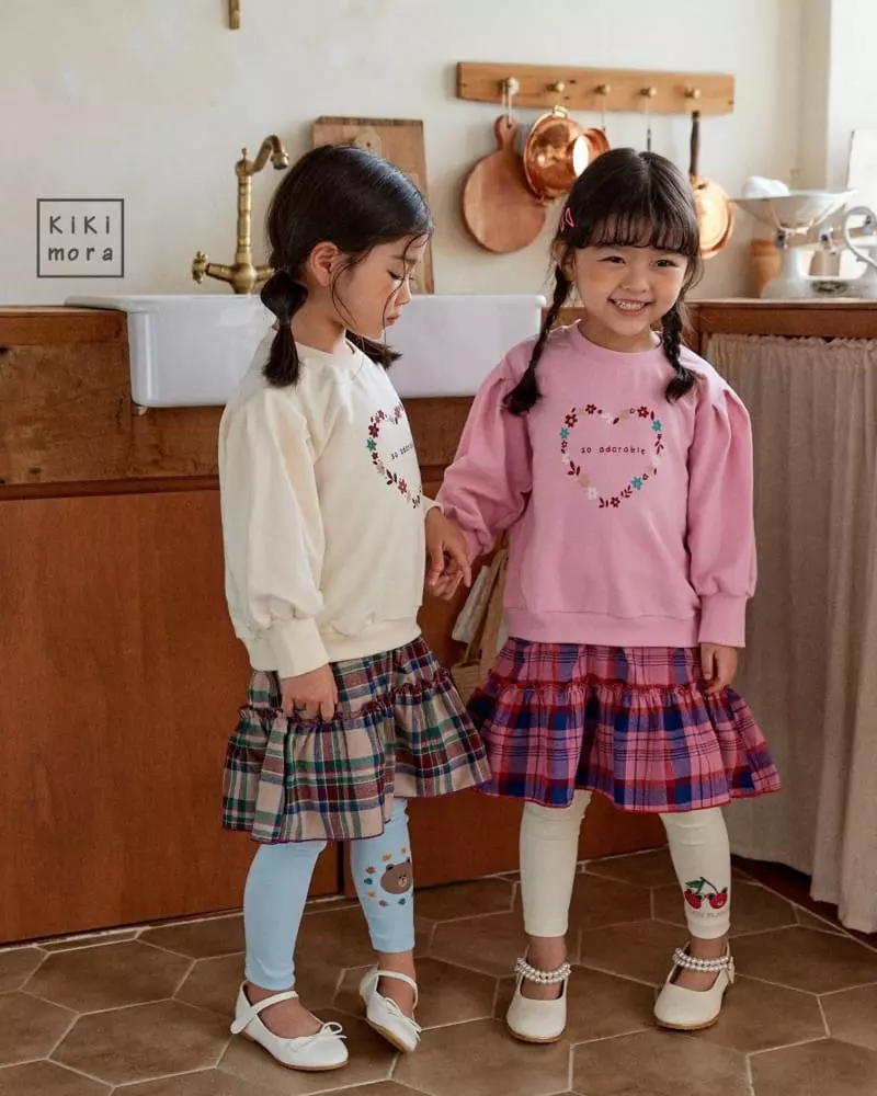 Kikimora - Korean Children Fashion - #designkidswear - Mini Check Skirt - 7