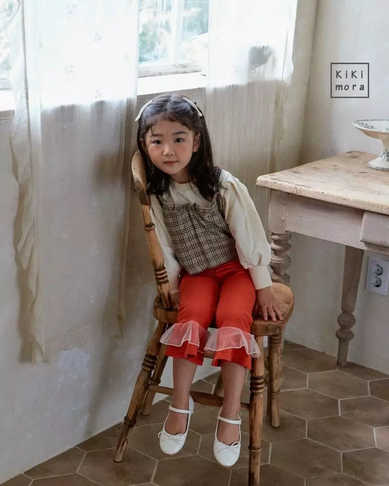 Kikimora - Korean Children Fashion - #designkidswear - Check Bustier - 3