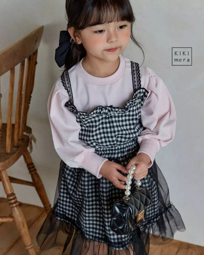 Kikimora - Korean Children Fashion - #discoveringself - Check Sha Skirt - 6