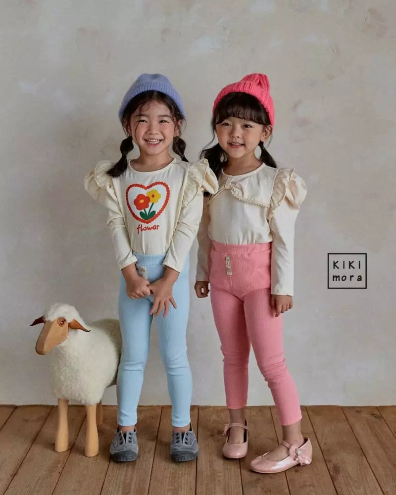 Kikimora - Korean Children Fashion - #fashionkids - Button Leggings - 2