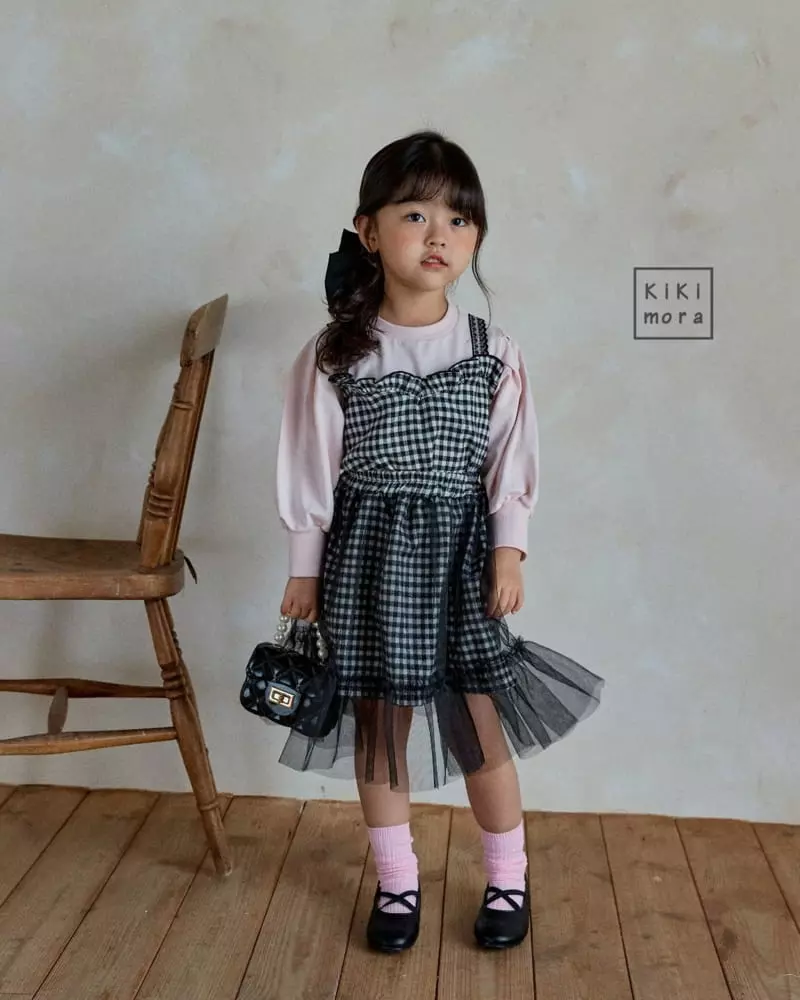 Kikimora - Korean Children Fashion - #kidsshorts - Check Sha Skirt - 8