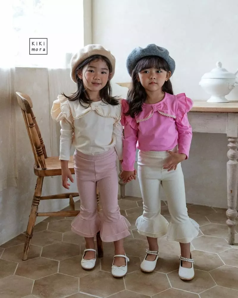 Kikimora - Korean Children Fashion - #kidsshorts - Tutu Bootscut Pants - 11