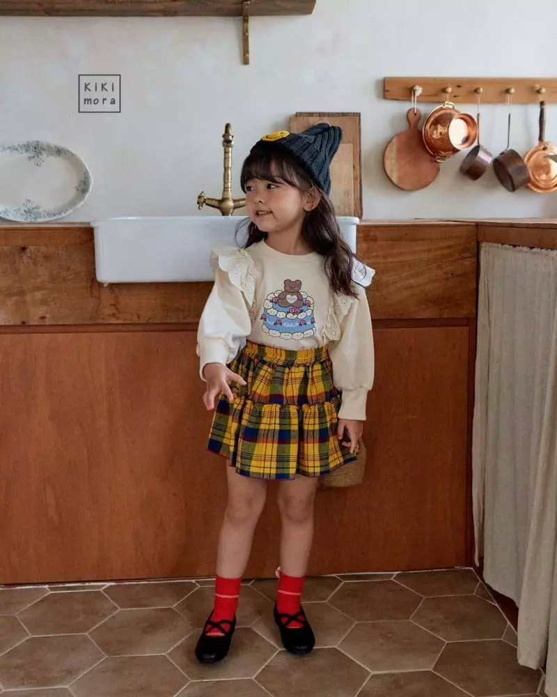 Kikimora - Korean Children Fashion - #kidzfashiontrend - Mini Check Skirt - 12