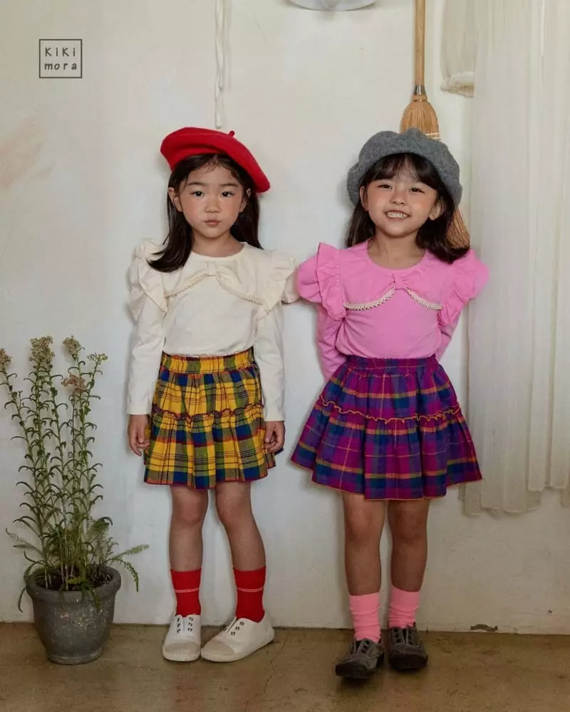 Kikimora - Korean Children Fashion - #kidzfashiontrend - Lovely Frill Tee - 11