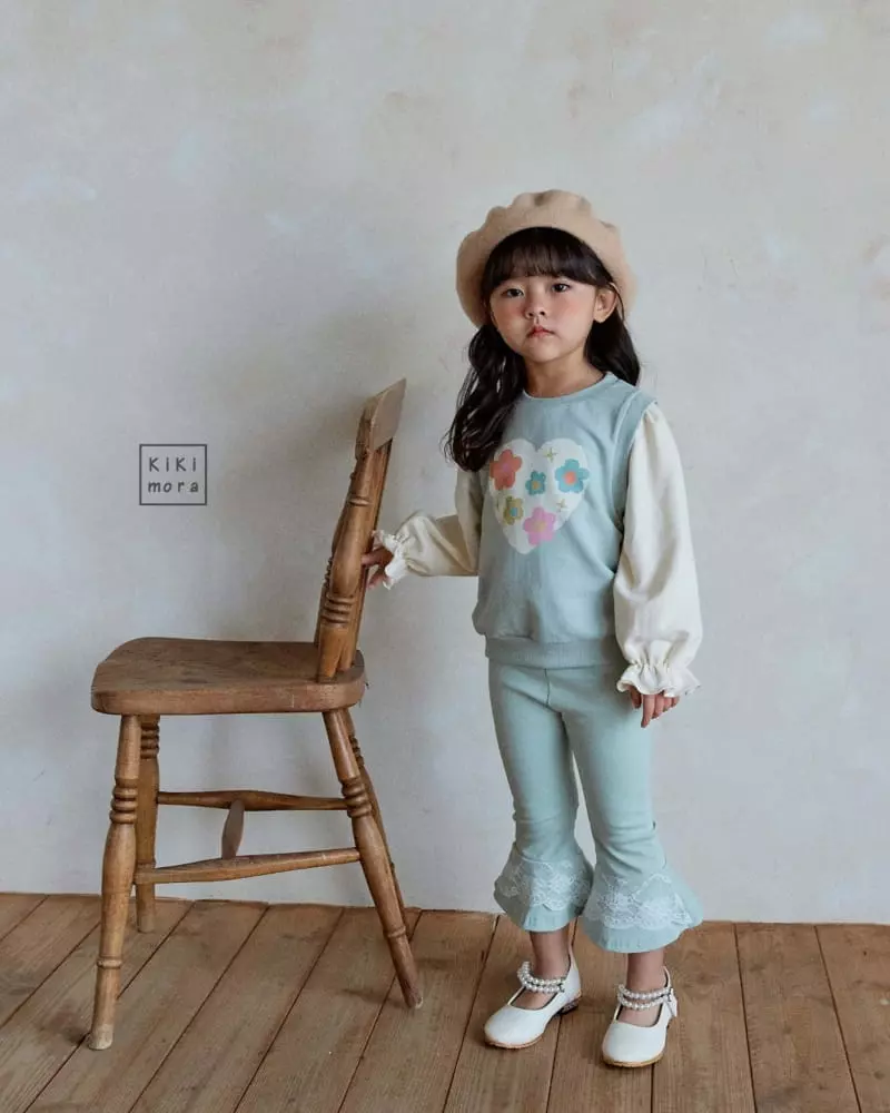 Kikimora - Korean Children Fashion - #kidzfashiontrend - Heart Daisy Tee - 5