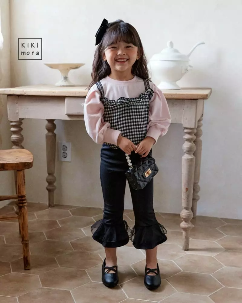 Kikimora - Korean Children Fashion - #littlefashionista - Check Bustier - 10