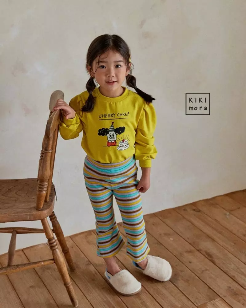 Kikimora - Korean Children Fashion - #littlefashionista - Cherry Cake Tee - 5