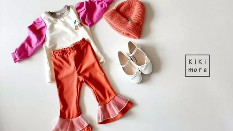 Kikimora - Korean Children Fashion - #magicofchildhood - Cherry Color Tee
