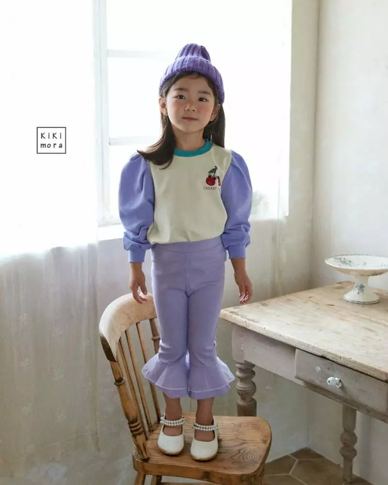 Kikimora - Korean Children Fashion - #prettylittlegirls - Cherry Color Tee - 3