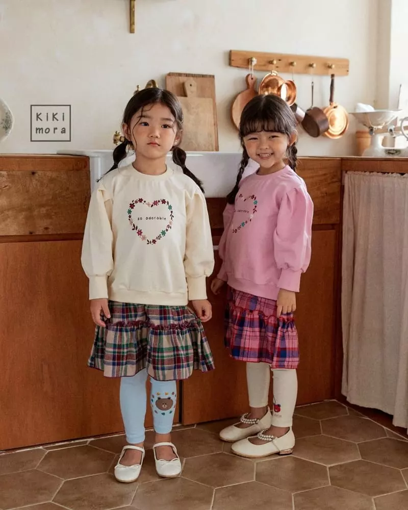 Kikimora - Korean Children Fashion - #toddlerclothing - Mini Check Skirt - 4
