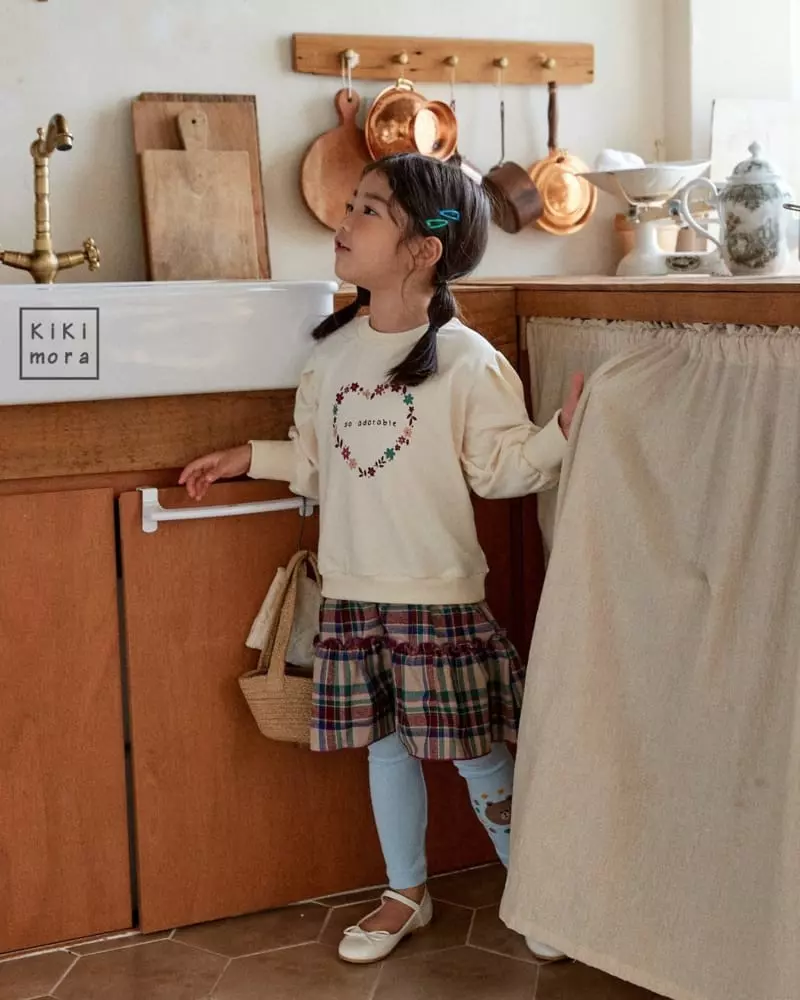 Kikimora - Korean Children Fashion - #todddlerfashion - Mini Check Skirt - 2