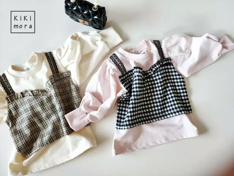 Kikimora - Korean Children Fashion - #toddlerclothing - Check Sha Skirt