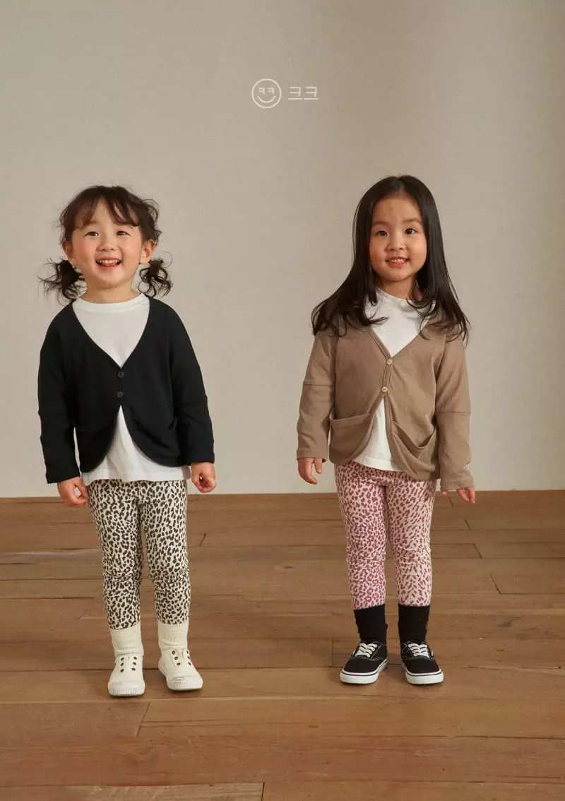 Kk - Korean Children Fashion - #Kfashion4kids - Leopard Leggings - 5