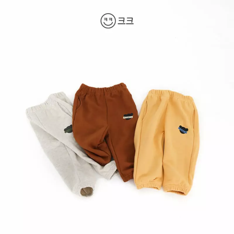 Kk - Korean Children Fashion - #Kfashion4kids - Bear Top Bottom Set - 9