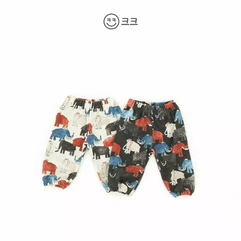 Kk - Korean Children Fashion - #childofig - Elephant Jogger Pants