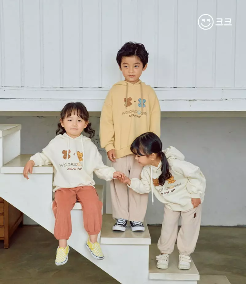 Kk - Korean Children Fashion - #childofig - Teddy Embroidery Pants - 8